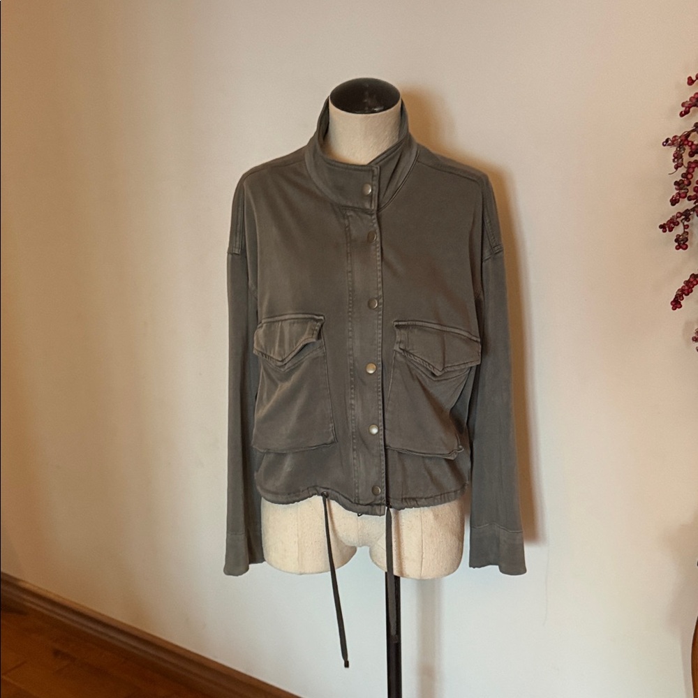 Splendid small Casual Olive Green Utility Jacket - Women